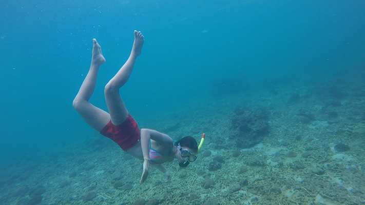 Snorkeling at Sea island