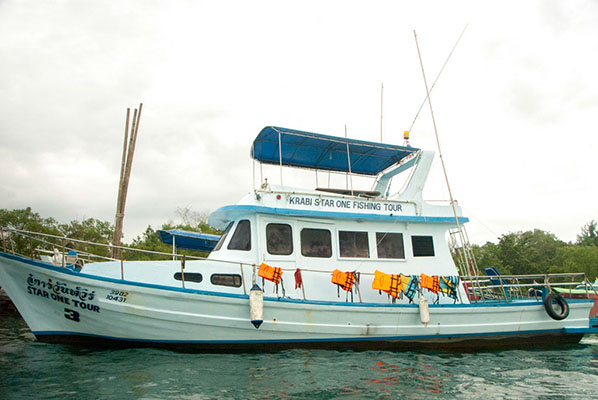 Big Boat fishing in Krabi Thailand