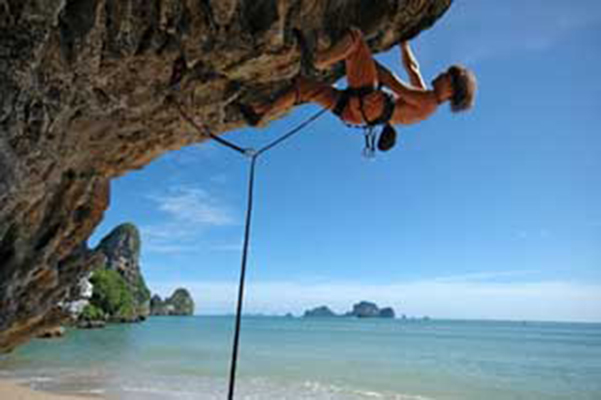 Rock Climbing at Railay Beach Krabi
